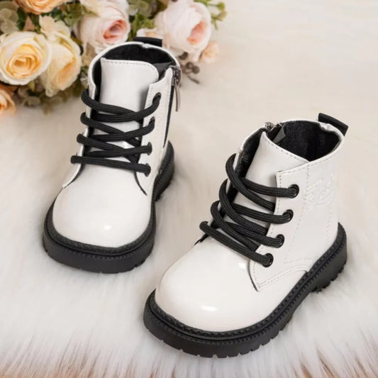Waterproof PU Leather Toddler Boots