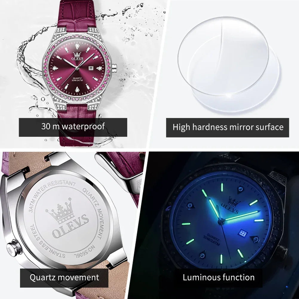 Quartz Leather Casual Watch