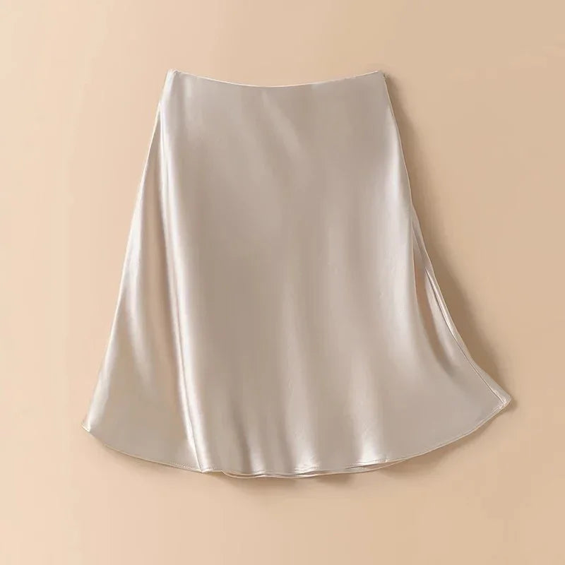 High Waist Vogue Mini A Line Skirts