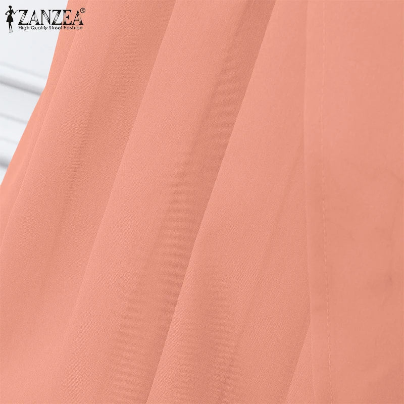 Elegante vestido de verano informal de manga corta