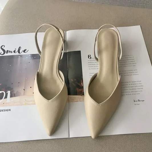 Slingbacks High Heels Shallow Mouth Sexy Sandals