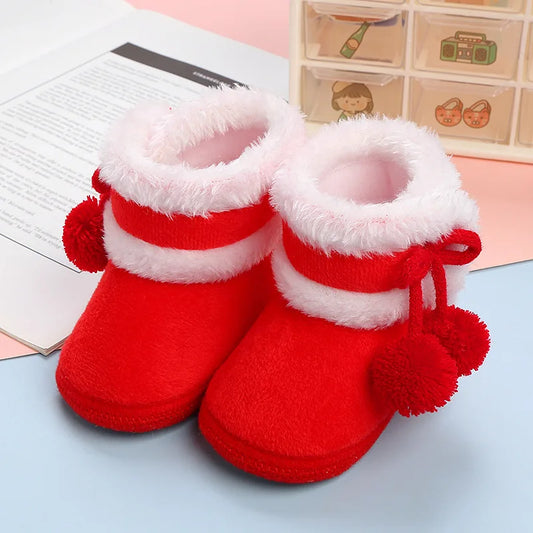Newborn Baby Girls Boys Soft Snow Boots