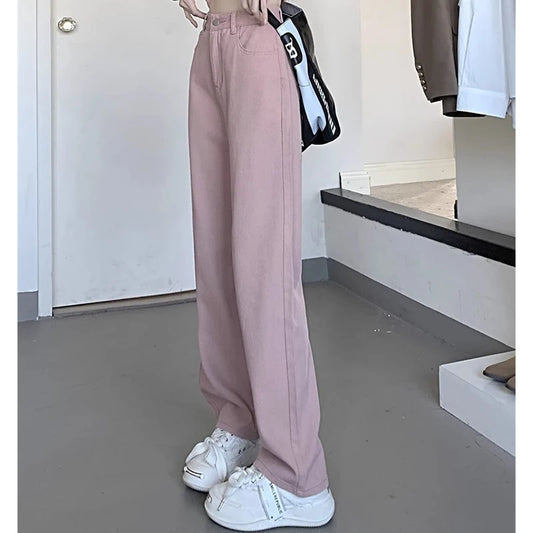 Wide Leg Jeans Trousers