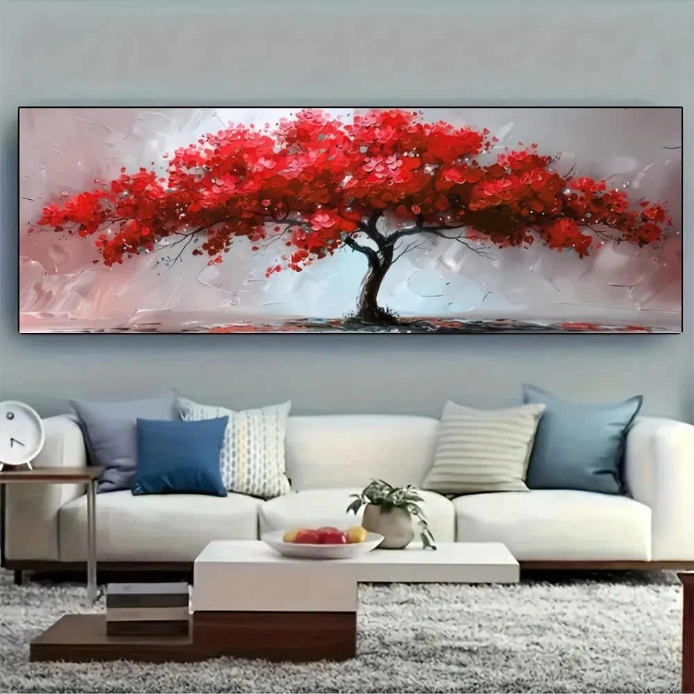 Vibrant "Tree of Life" Abstract Canvas Prints Poster
