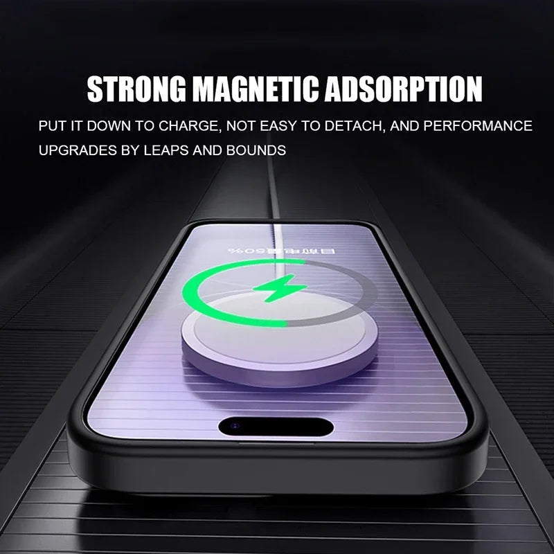 Translucent Original iPhone Pro Max For Magnetic Wireless Charge Matte Cover