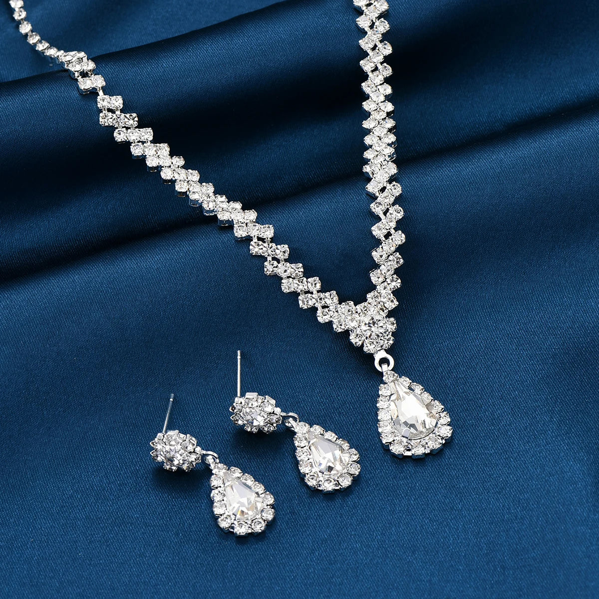 Water Drop Banquet Necklace Set