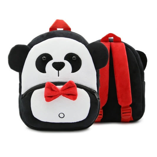 Cartoon cute plush animal backpack school
