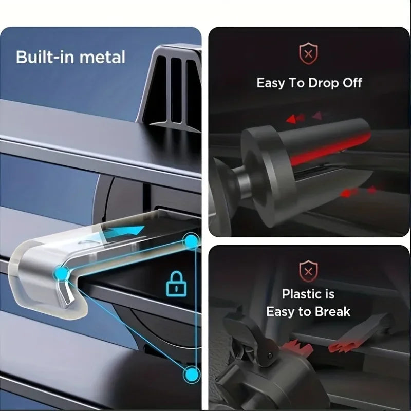 Car Phone Holder Car Air Vent Clip Mount Mobile Cell Stand