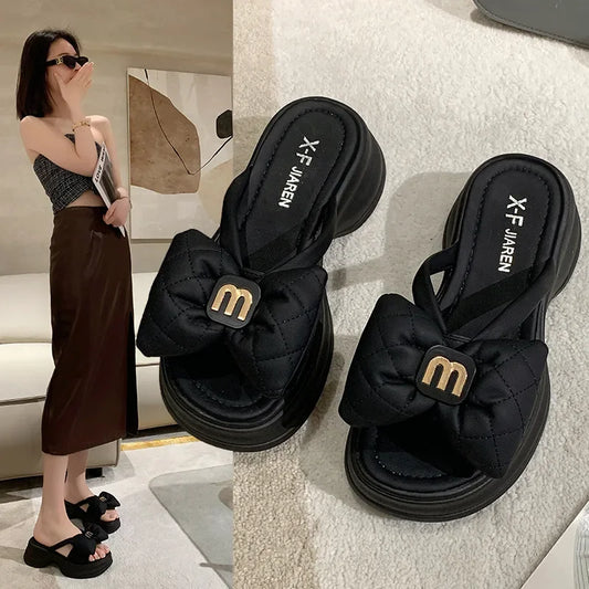 High Heels Leisure flower Slipper