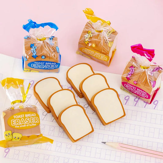 Creative Toast Bread Eraser Student Creative Stationery