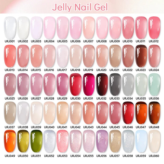 SUGAR Jelly Milky White Translucent Gel Polish