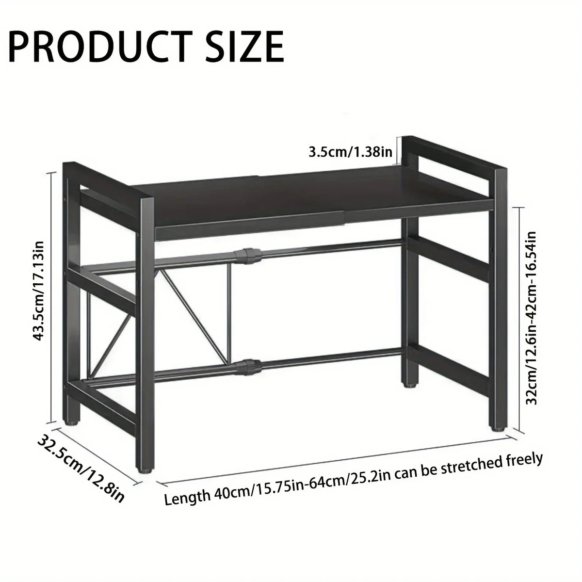 Expandable Microwave Shelf Microwave Holder