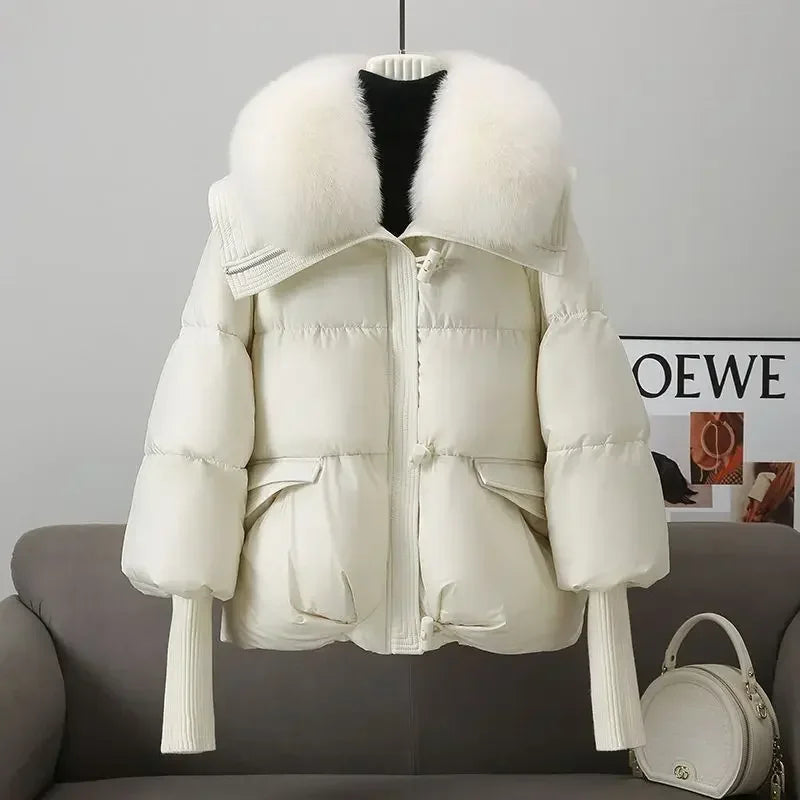 Fur Collar Thick Cotton Coats jacket