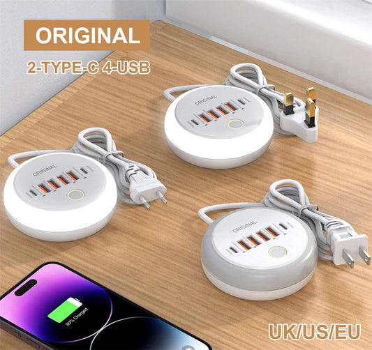 Multi Ports PD Type C Fast Charging Wall Charger