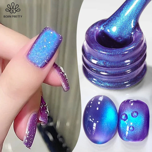 Blueberry Cat Magnetic Gel Nail Polish