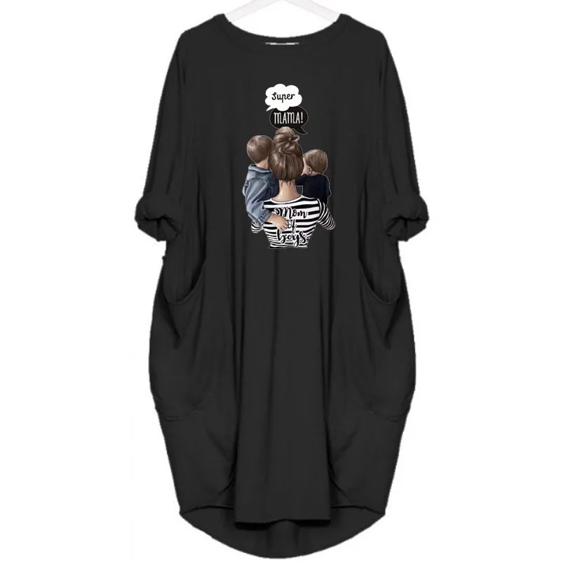 Long Sleeved Plus Size Dress