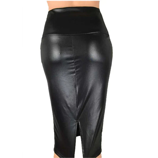 Leather Sexy Bodycon Pencil Sexy Skirts