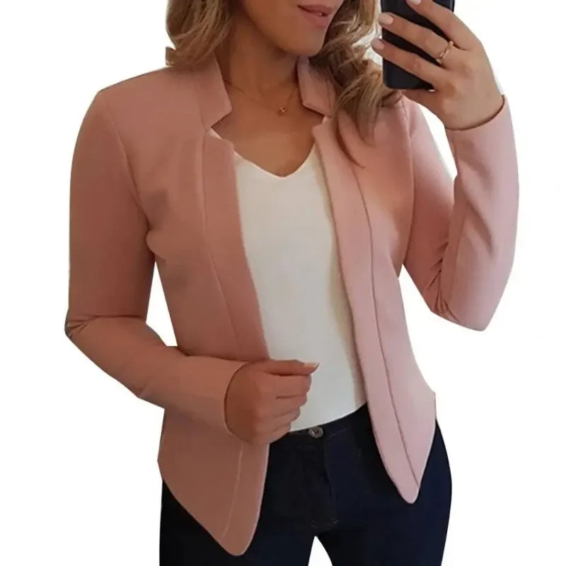 Long Sleeve Thin Coat Blazer Jackets