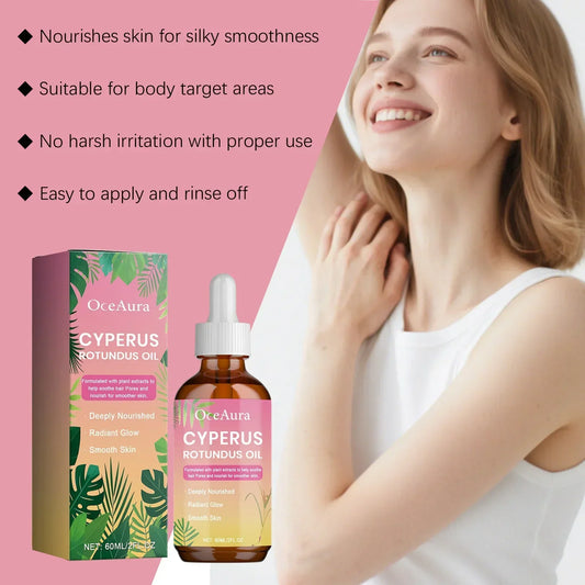 Natural Cyperus Rotundus Oil Hair Removal Serum