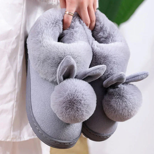 Winter Warm Fur e Rabbit Shoe