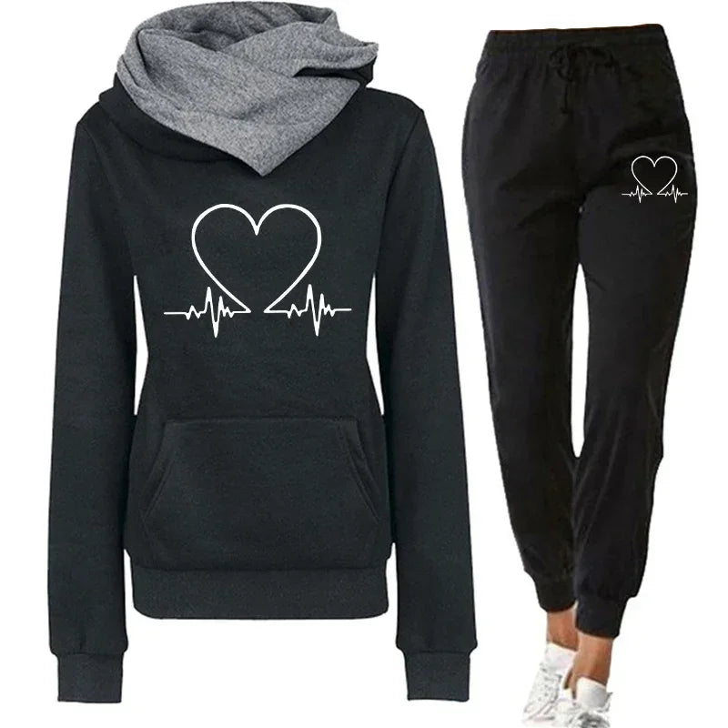 Sweatshirts Jogging Sports Outfits Set