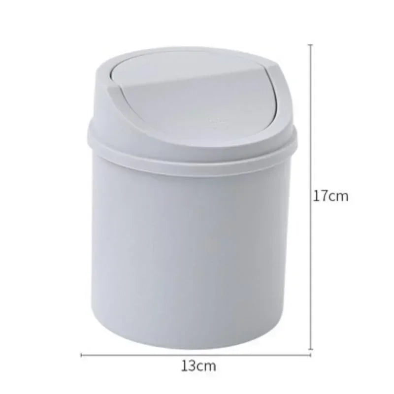 Mini Desktop Bin Small Trash Can Tube