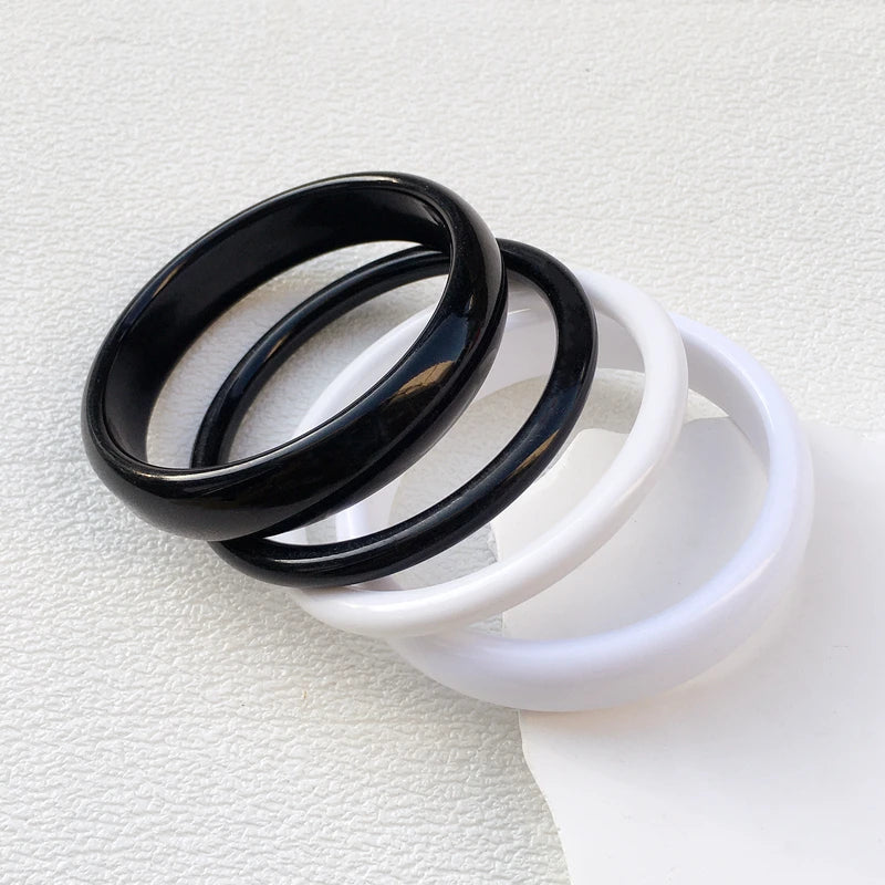 4-Piece Marble Acrylic Resin Bracelet