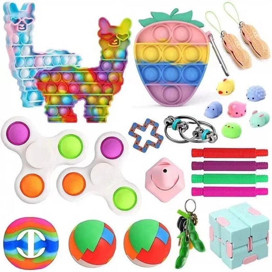 3-50pcs Random Fidget Toys Mystery Gifts Pack