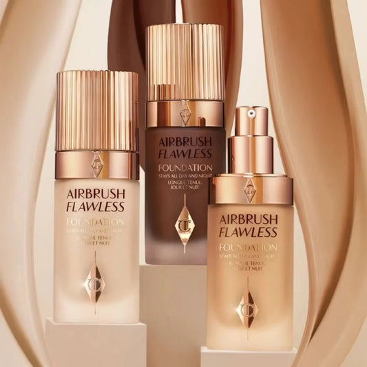 Charlotte Tilbury Liquid Foundation Cushion Foundation Setting Spray Pressed Powder Concealer Natural Hydrating Flawless Makeup