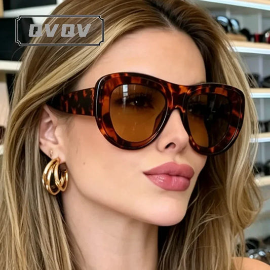 Thick Oversized Cat Eye Vintage Hip-hop Sunglasses