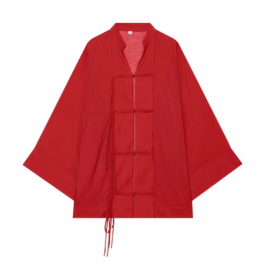 Elegant Loose Long Sleeve Casual See Through Thin Top Blouse