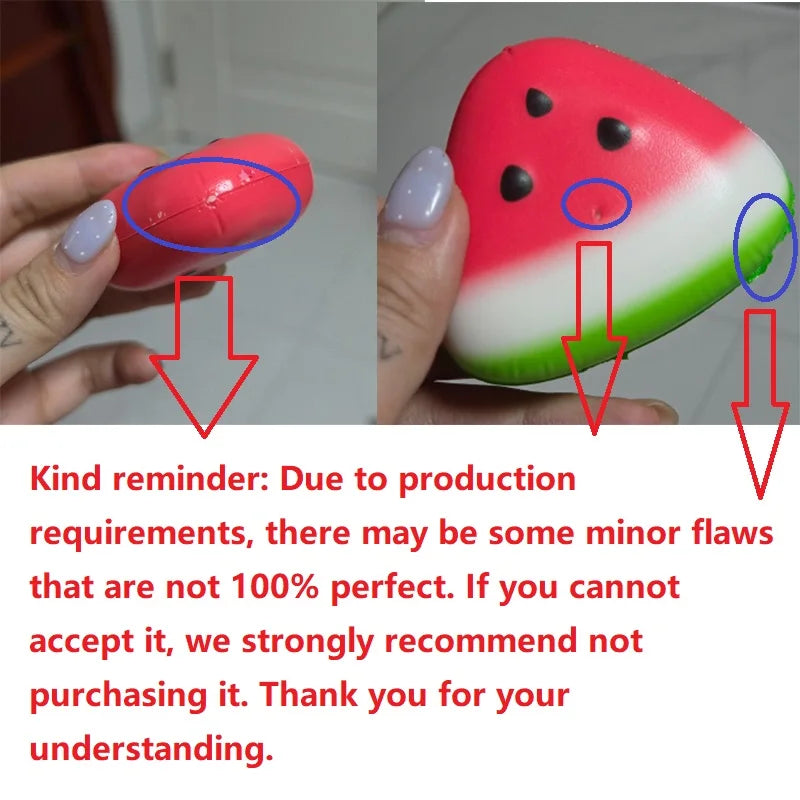 Watermelon Squishy Fidget Adult Slow Rebound Stress Relief Squeeze Toy