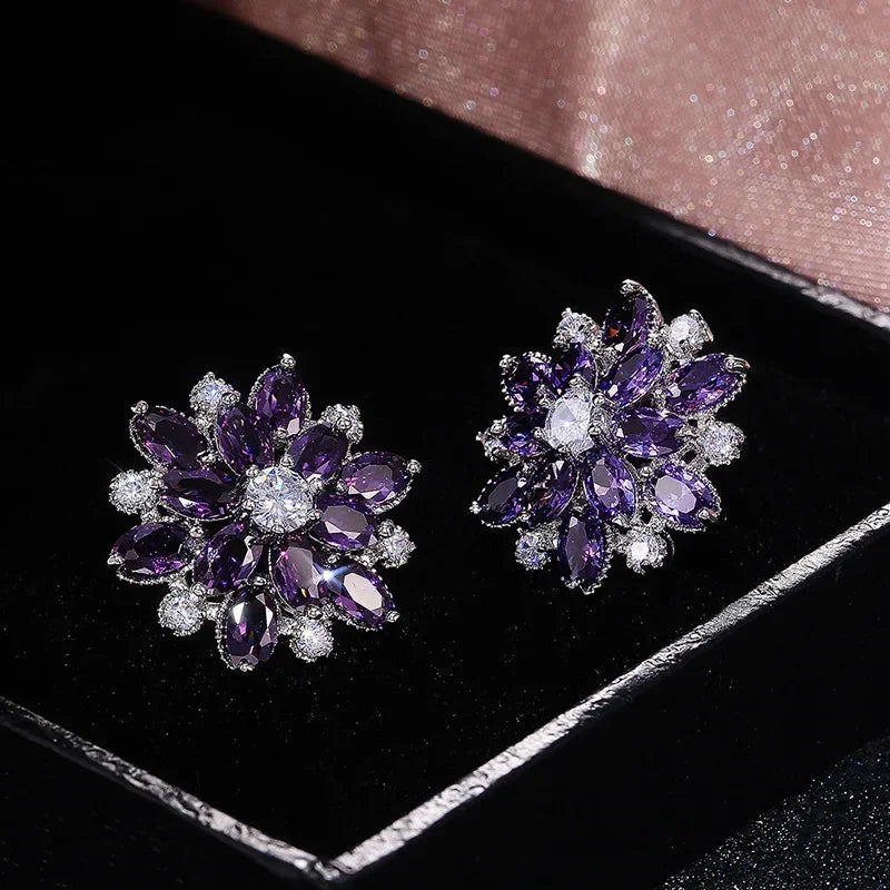 DANA Cute Big Bling Cubic Zirconia Earrings