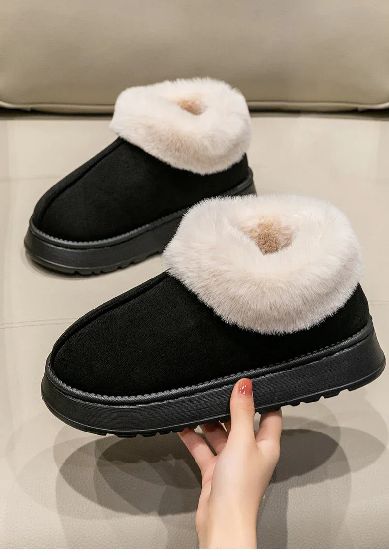 Fluffy Faux Fur Soft Slippers Shoes