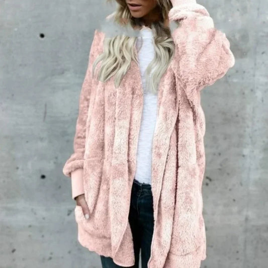 Double-faced Fur Fleece Faux Fur Thick Coat
