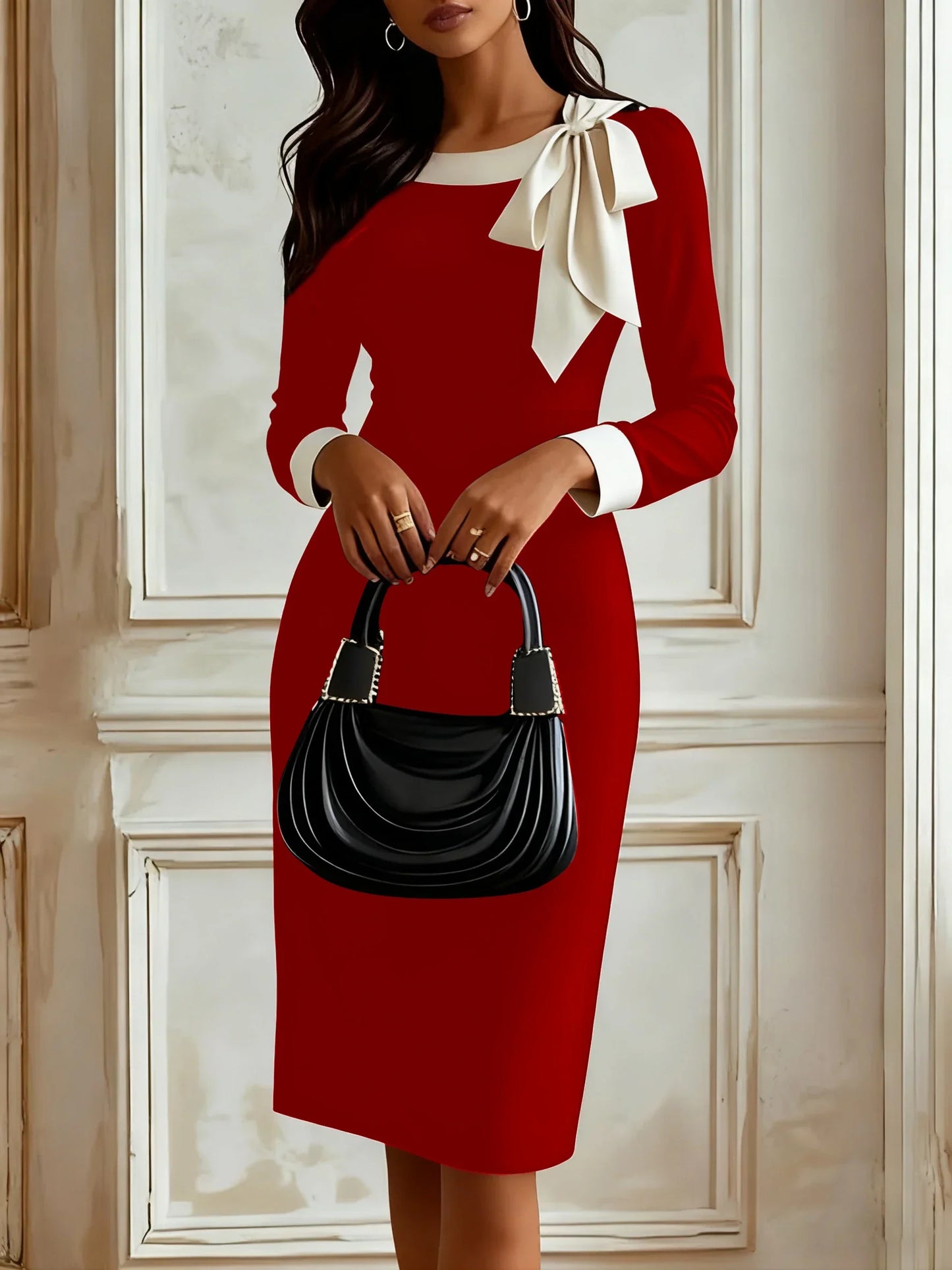Elegance Bow Tie Dress