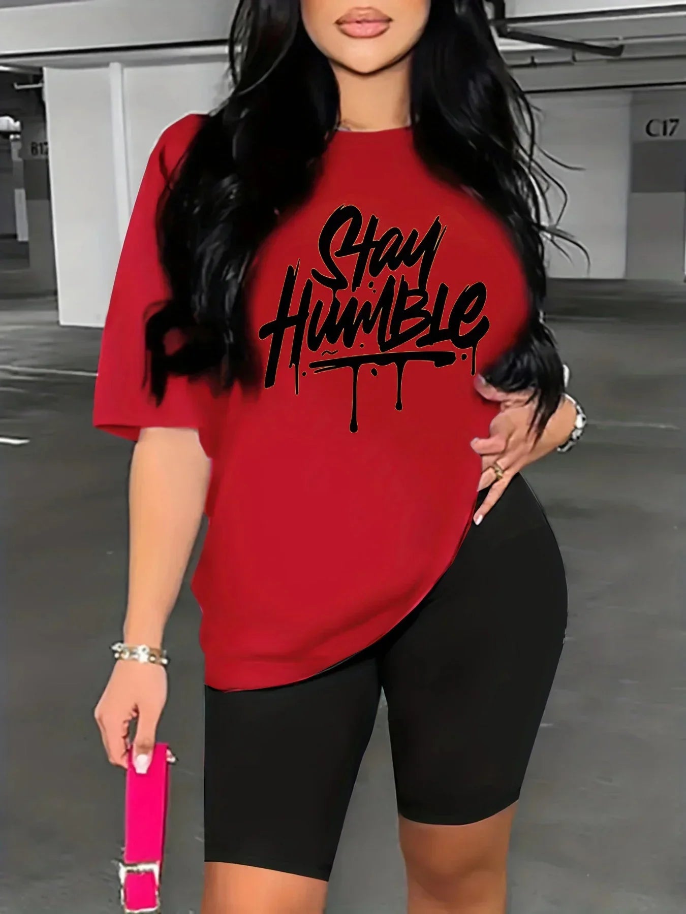 Casual Short Sleeved 90s Black T-shirts