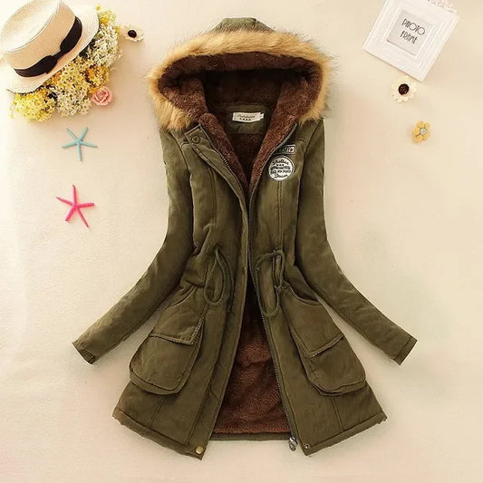 Cotton Jacket Padded Casual Slim Coat