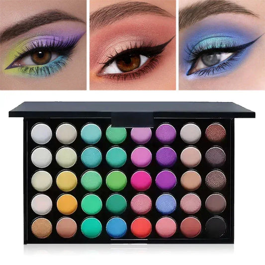 Glitter Eyeshadow Palette Matte Waterproof Cosmetics