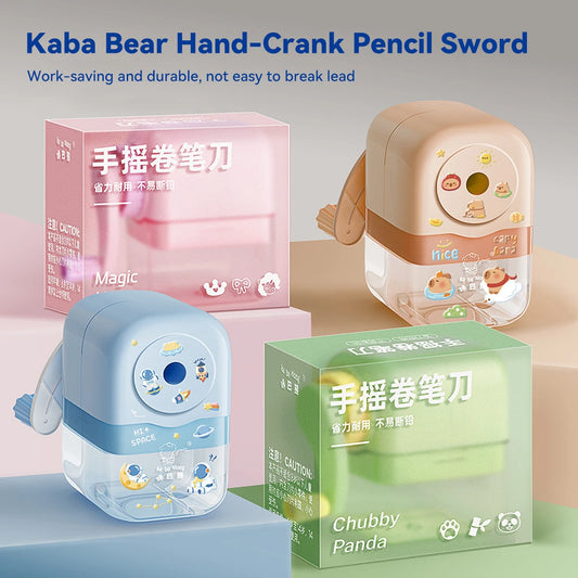 Manual 6-8mm Multi-function Automatic Pencil Sharpener School