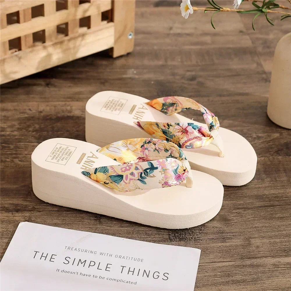 Flip Flops Beach Platform Slippers