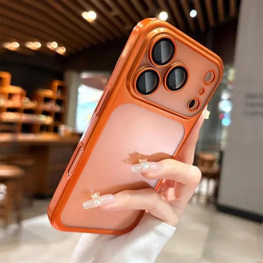 Translucent PC Phone Case For iPhone Pro Max Cover