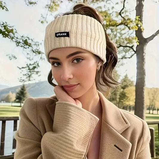 Wide Headband Solid Color Headwrap