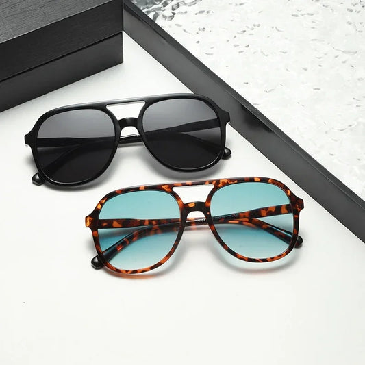 Retro Classic Pilot Men High-end Personalized Sunglasses