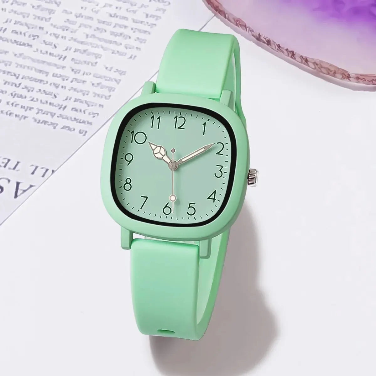 Quartz Simplicity Causal Silicone Strap Quartz Watch