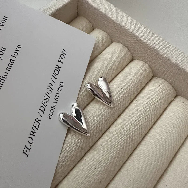 DANA Sterling Silver Heart Earring