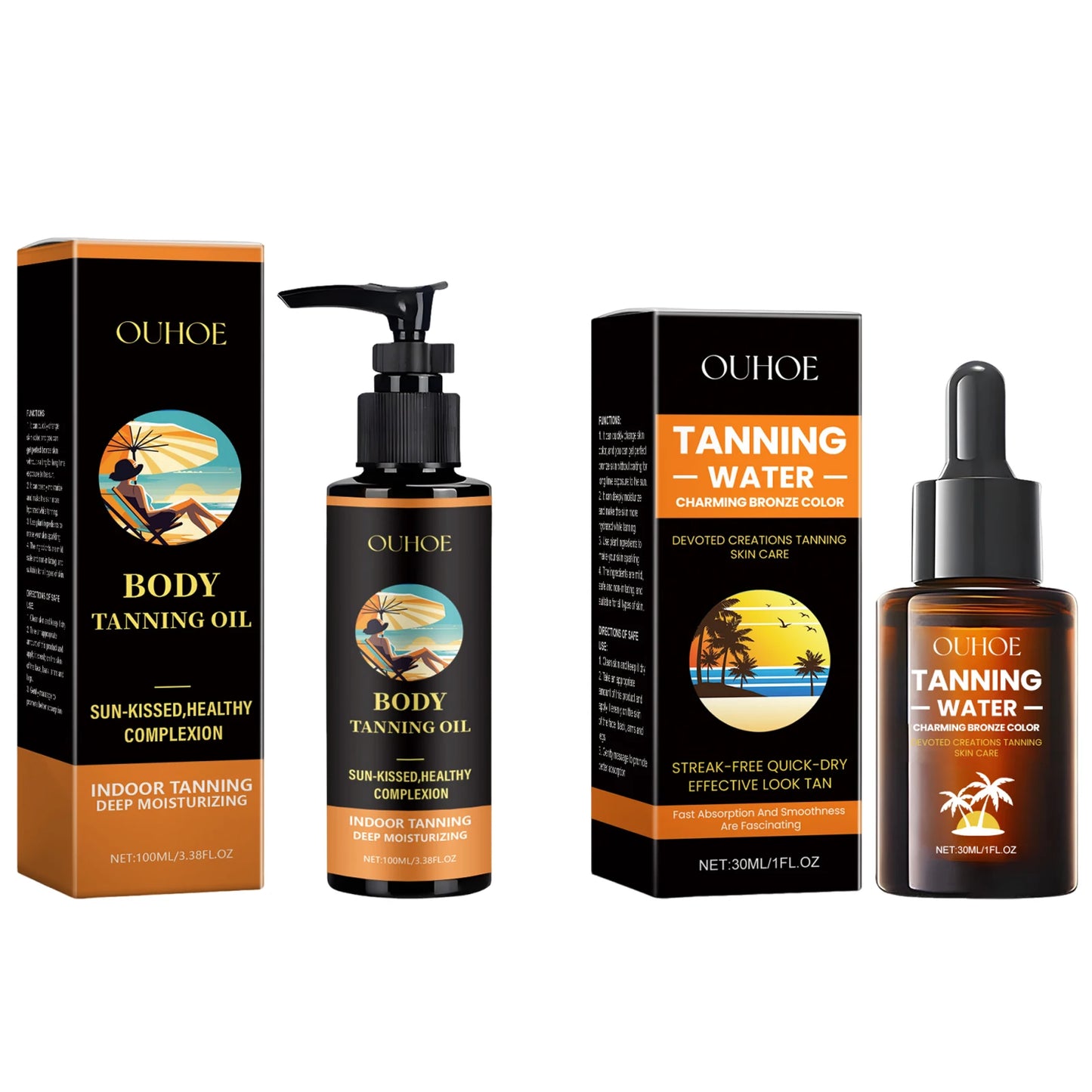 Aloe Vera Tanning Serum Body Bronzing & Sun Tan Lotion