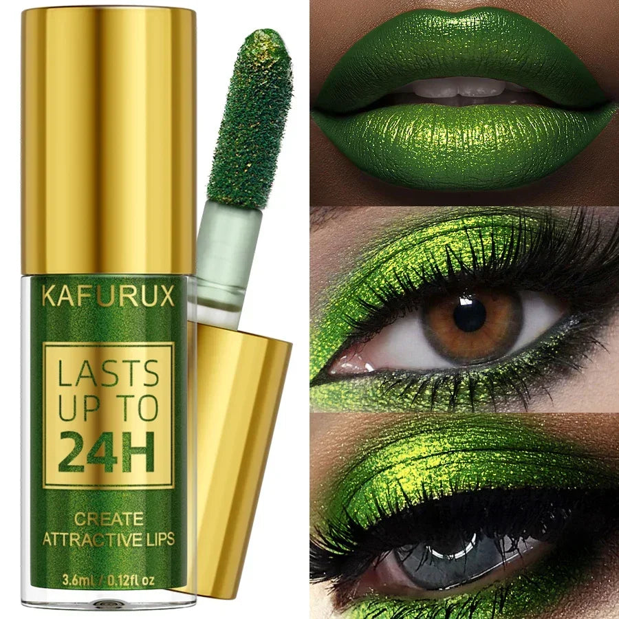 3 Colors Smoky Green Waterproof Lipstick