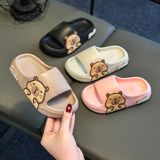 Children Slippers Cute Cartoon Girl Home Slippers