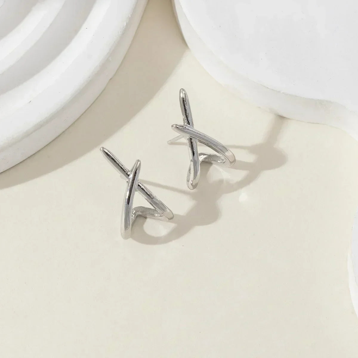 DANA Cross Stud Earrings